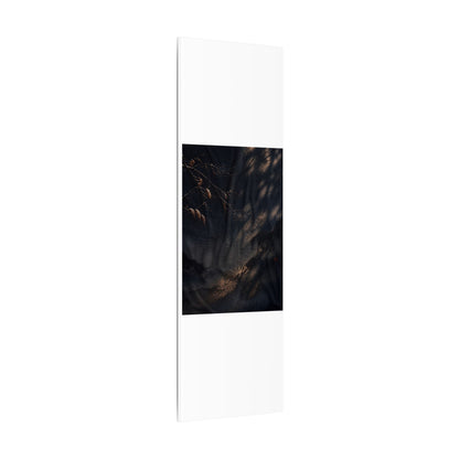 Atmospheric Silk Drape Canvas Art - Charcoal Ink Dark Japandi