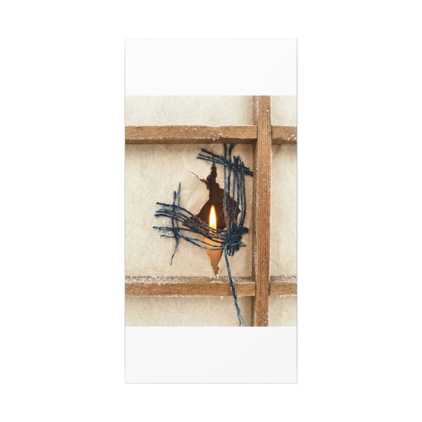 Winter Shoji Screen Broken Beauty Canvas Art | Resilient Decor
