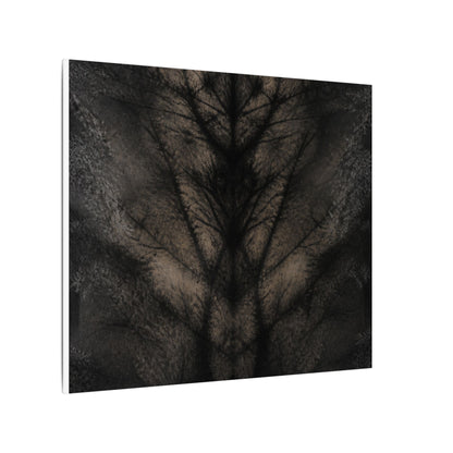 Seijaku Shadow Play Canvas Art - Dark Japandi Charcoal Ink