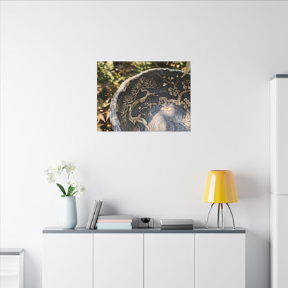 Ceramic Bowl Canvas Art | Summer Japandi Japanese Pattern Art