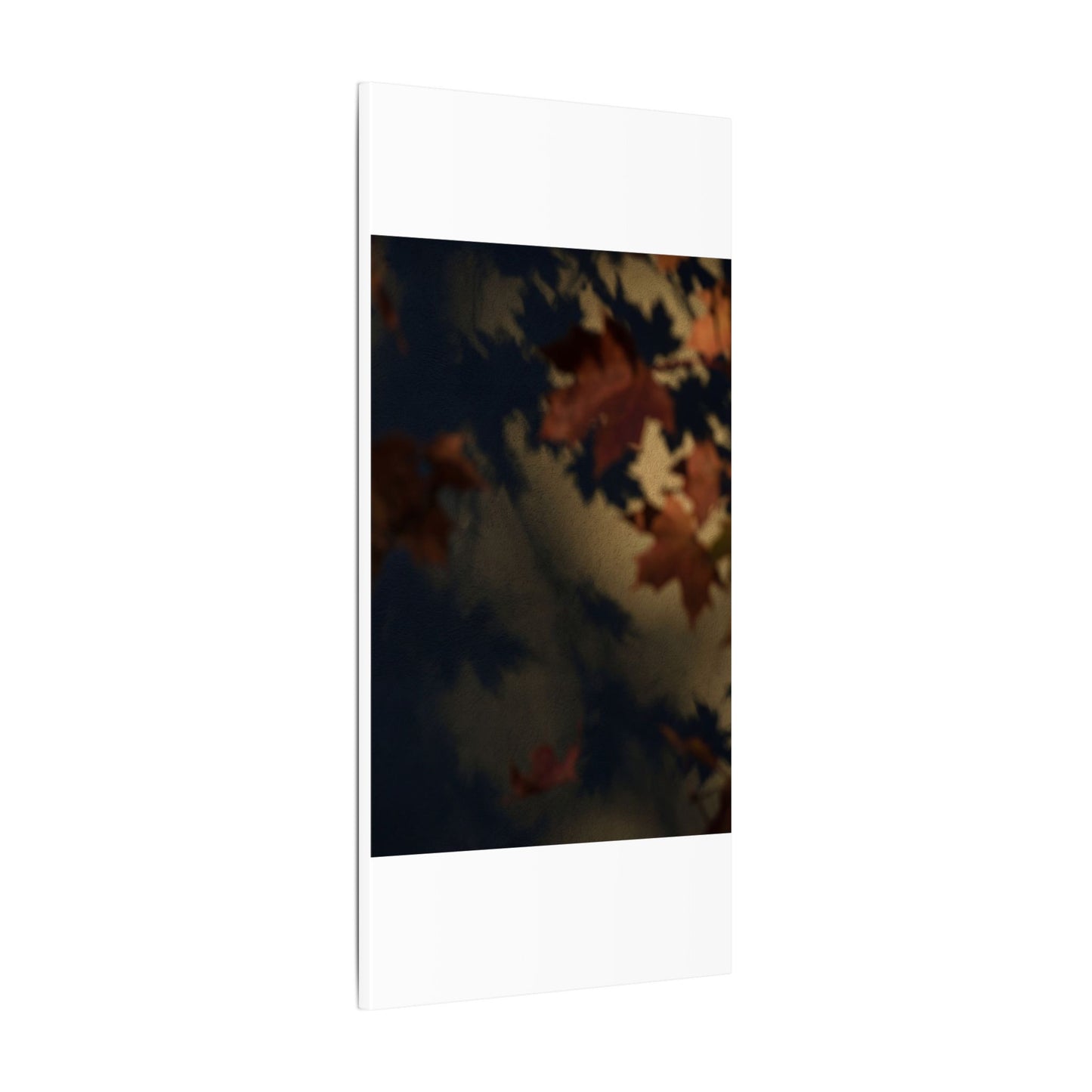 Shadow Play Canvas Art | Autumn Dark Japandi Moody Minimal Art