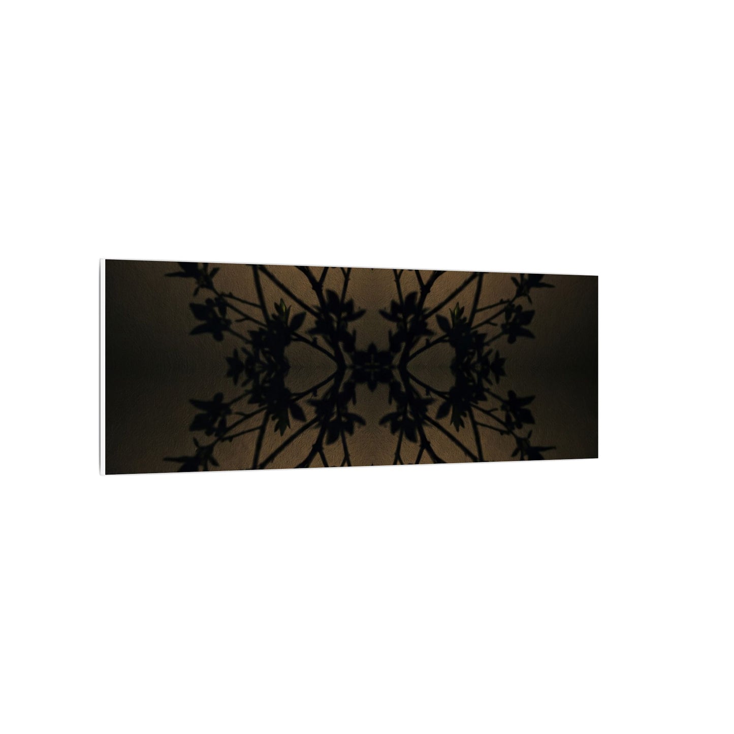 Golden Hour Shadow Play Canvas Art - Dark Japandi Seijaku