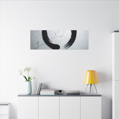 Tea Ceremony Enso Canvas Art | Peaceful Zen Art