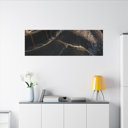 Kintsugi Rust Patina in Golden Hour | Broken Beauty Canvas Art