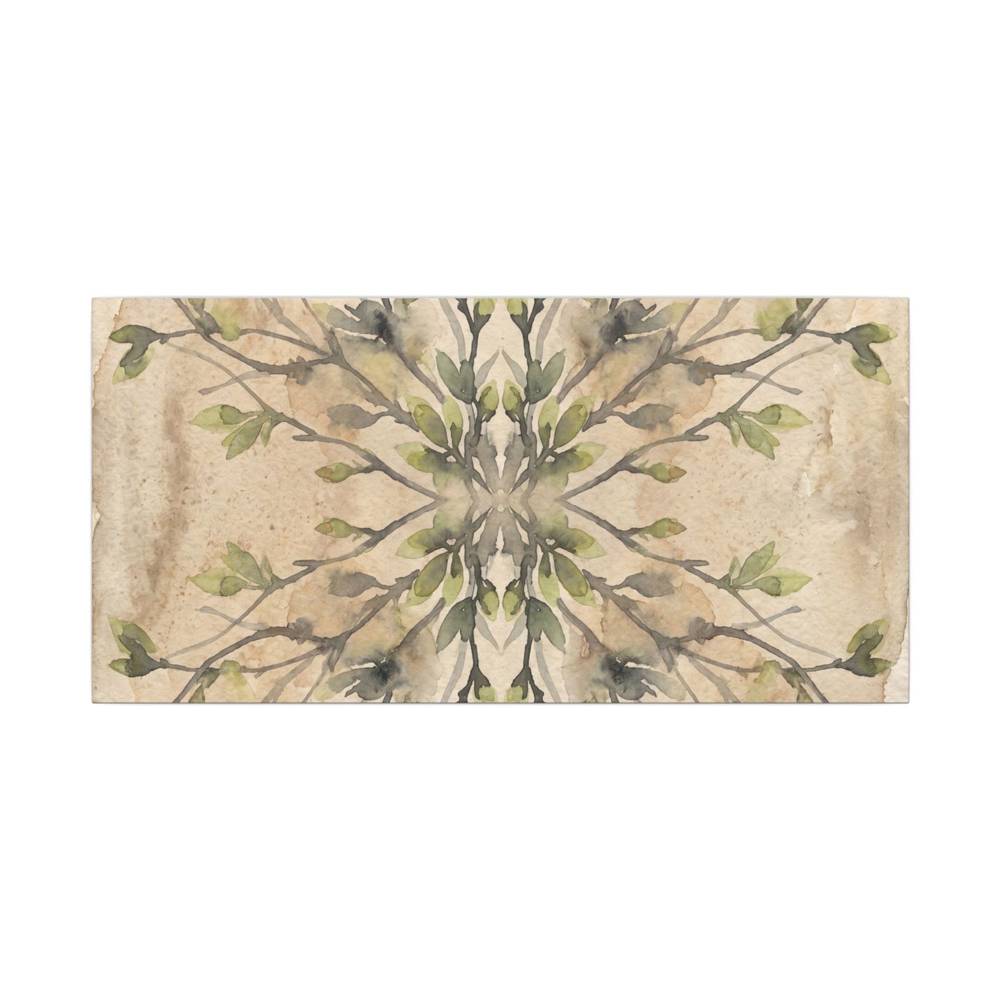 Shibui Shadow Play Canvas Art - Japandi Watercolor