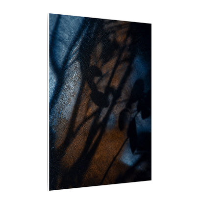 Moonlight Shadow Play Canvas Art - Dark Japandi Ma