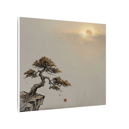 Pine Tree Canvas Art | Autumn Zen Karesansui Art