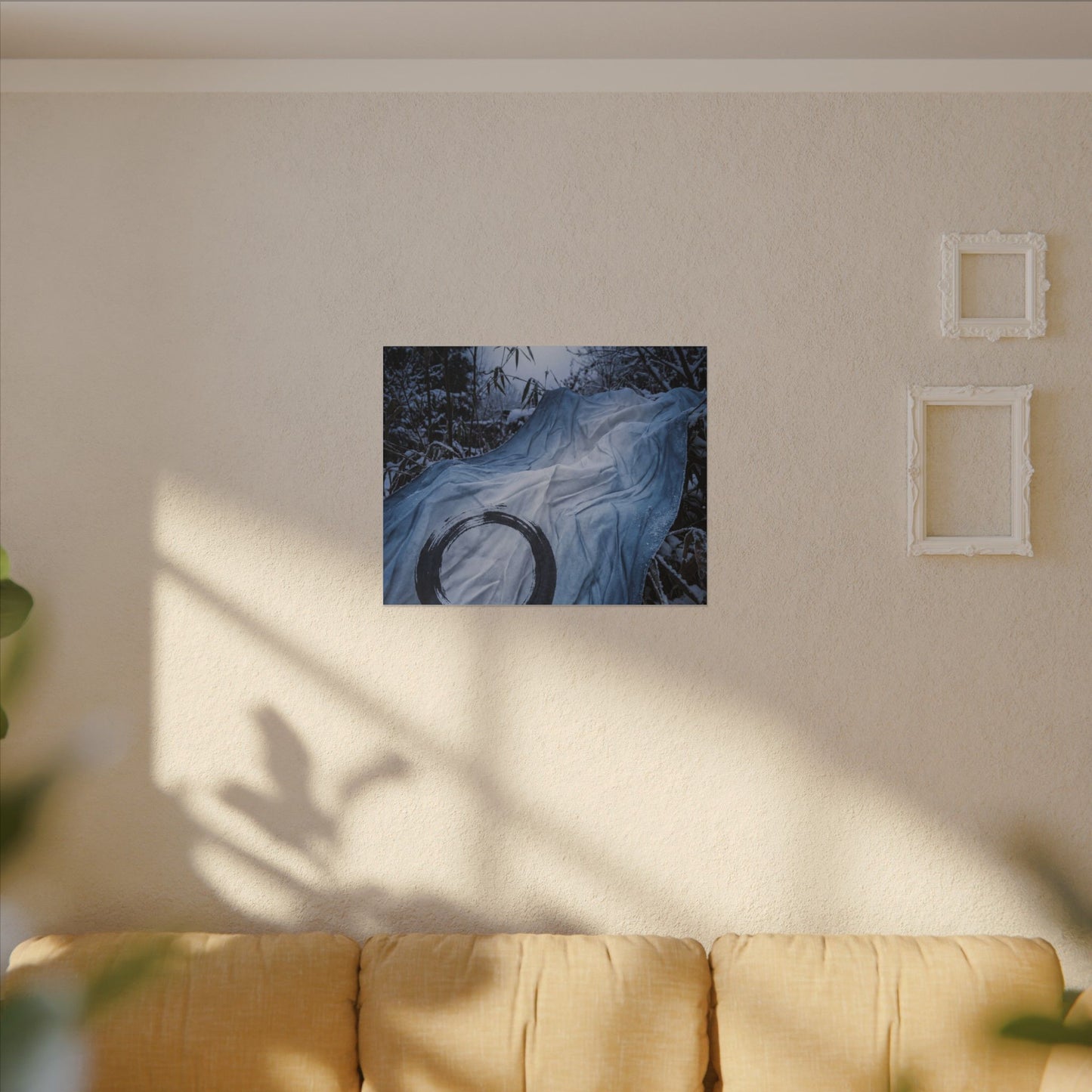 Moonlight Silk Drape Canvas Art - Zen Datsuzoku