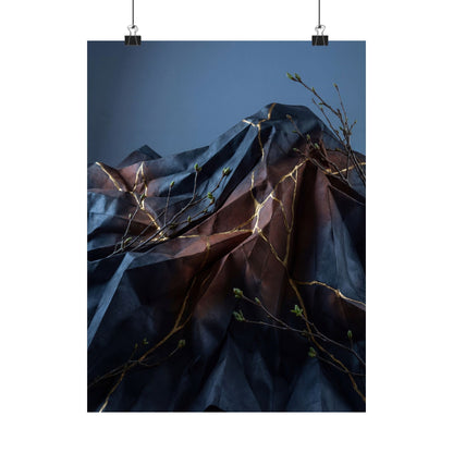 Mono No Aware Paper Fold Wall Art Print - Kintsugi Broken Beauty Art Print