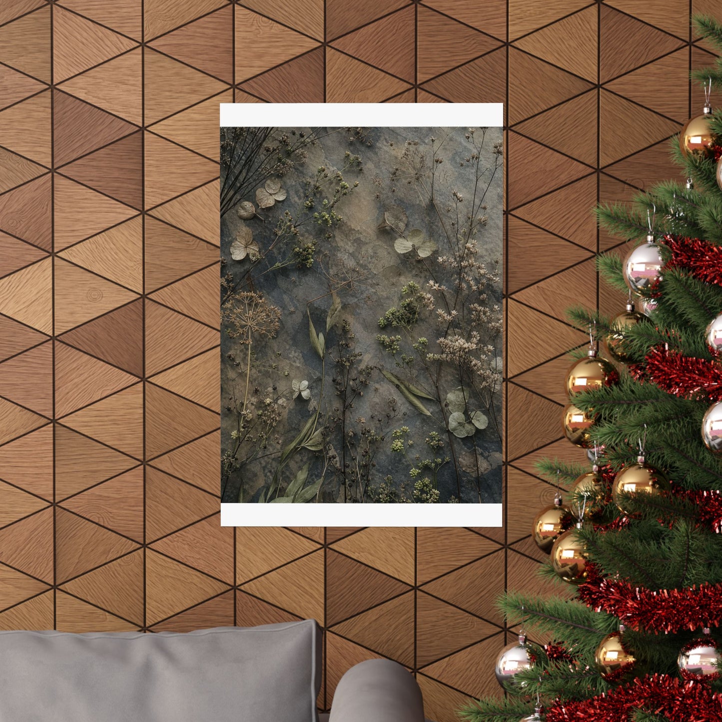 Dawn Dried Flowers Wall Art Print - Japandi Fukinsei
