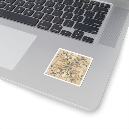 Spring Shadow Play Watercolor Sticker | Neutral Decor