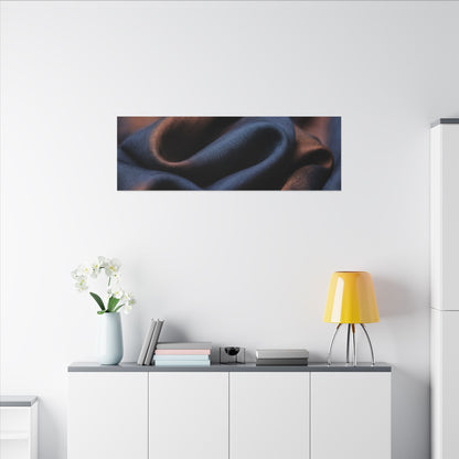 Summer Silk Drape Shadow Zen Canvas Art | Sophisticated Decor