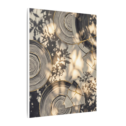 Healing Water Ripple Canvas Art - Gold Vein Kintsugi