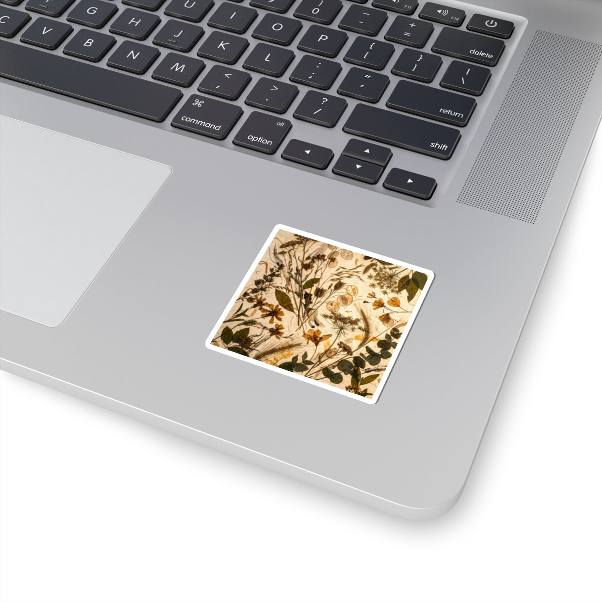Mono No Aware Dried Flowers Sticker - Japandi Japanese Pattern