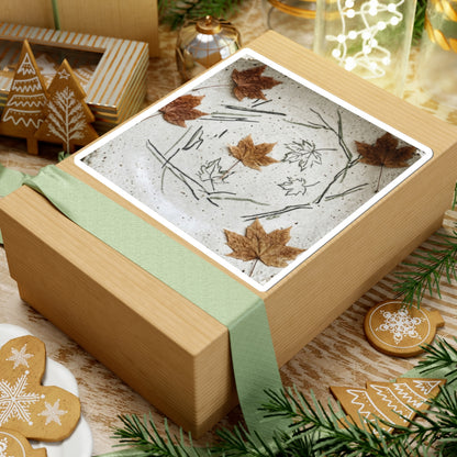 Japandi Ceramic Bowl in Dappled | Minimal Line Sticker