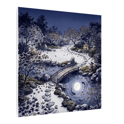 Torii Gate Enso Canvas Art | Contemplative Zen Art