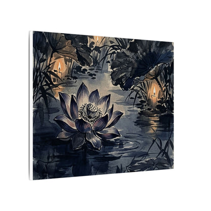 Fukinsei Lotus Flower Canvas Art - Zen Sumi E