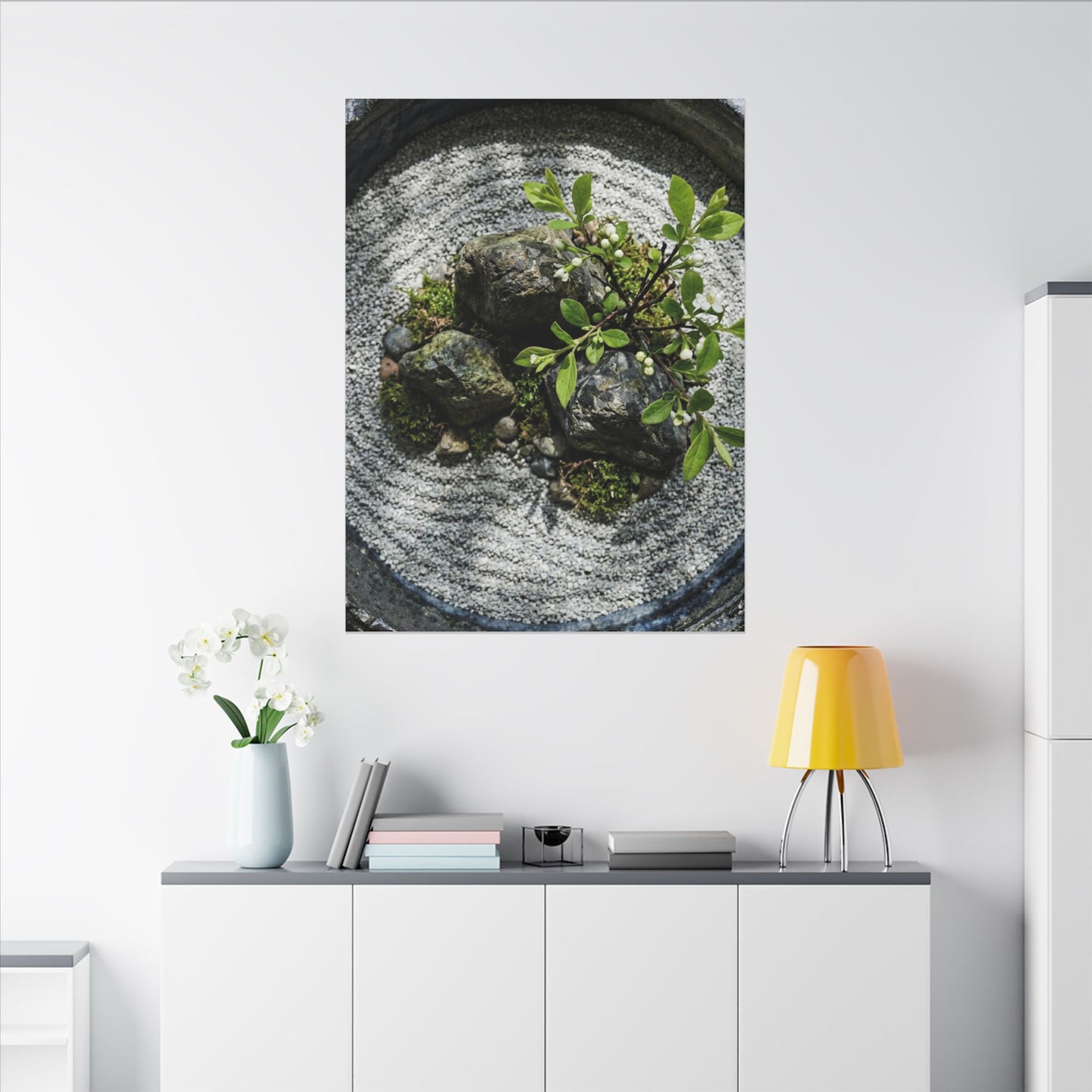 Zen Ceramic Bowl in Dappled | Karesansui Canvas Art