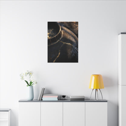 Kintsugi Rust Patina in Golden Hour | Broken Beauty Canvas Art