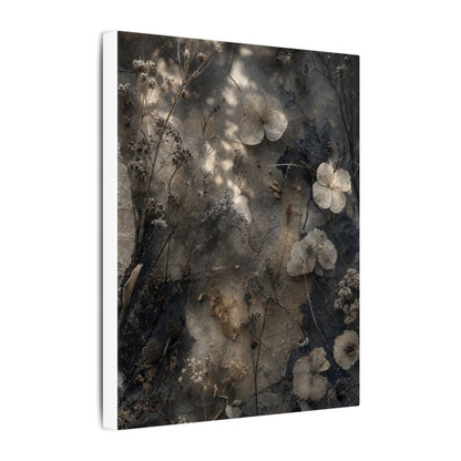 Winter Dried Flowers Texture Canvas Art | Elegant Decor