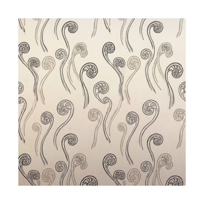 Fern Unfurling Wall Art Print | Summer Japandi Japanese Pattern Art