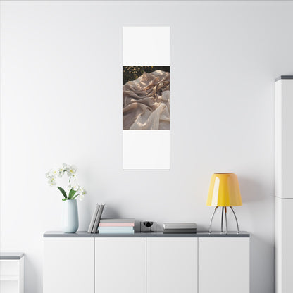 Silk Drape Summer Canvas Art | Japandi Neutral Design