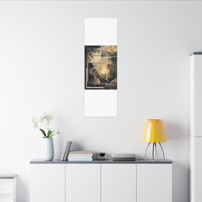 Tranquil Incense Smoke Canvas Art - Ukiyo E Inspired Zen
