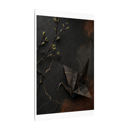 Paper Fold Canvas Art | Spring Kintsugi Broken Beauty Art