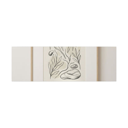 Japandi Charcoal Canvas Art