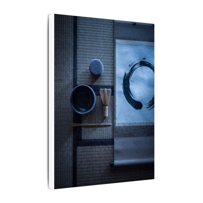 Tea Ceremony Enso Canvas Art | Calm Zen Art