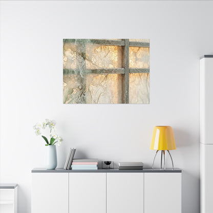 Winter Shoji Screen Watercolor Canvas Art | Elegant Decor