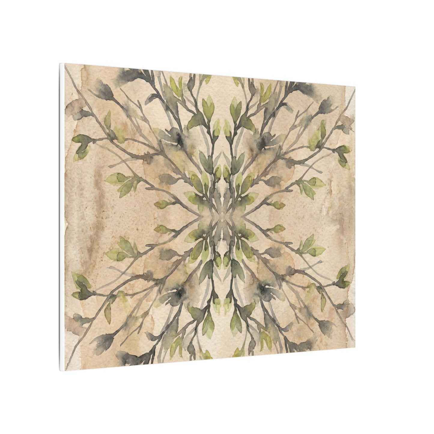 Shibui Shadow Play Canvas Art - Japandi Watercolor