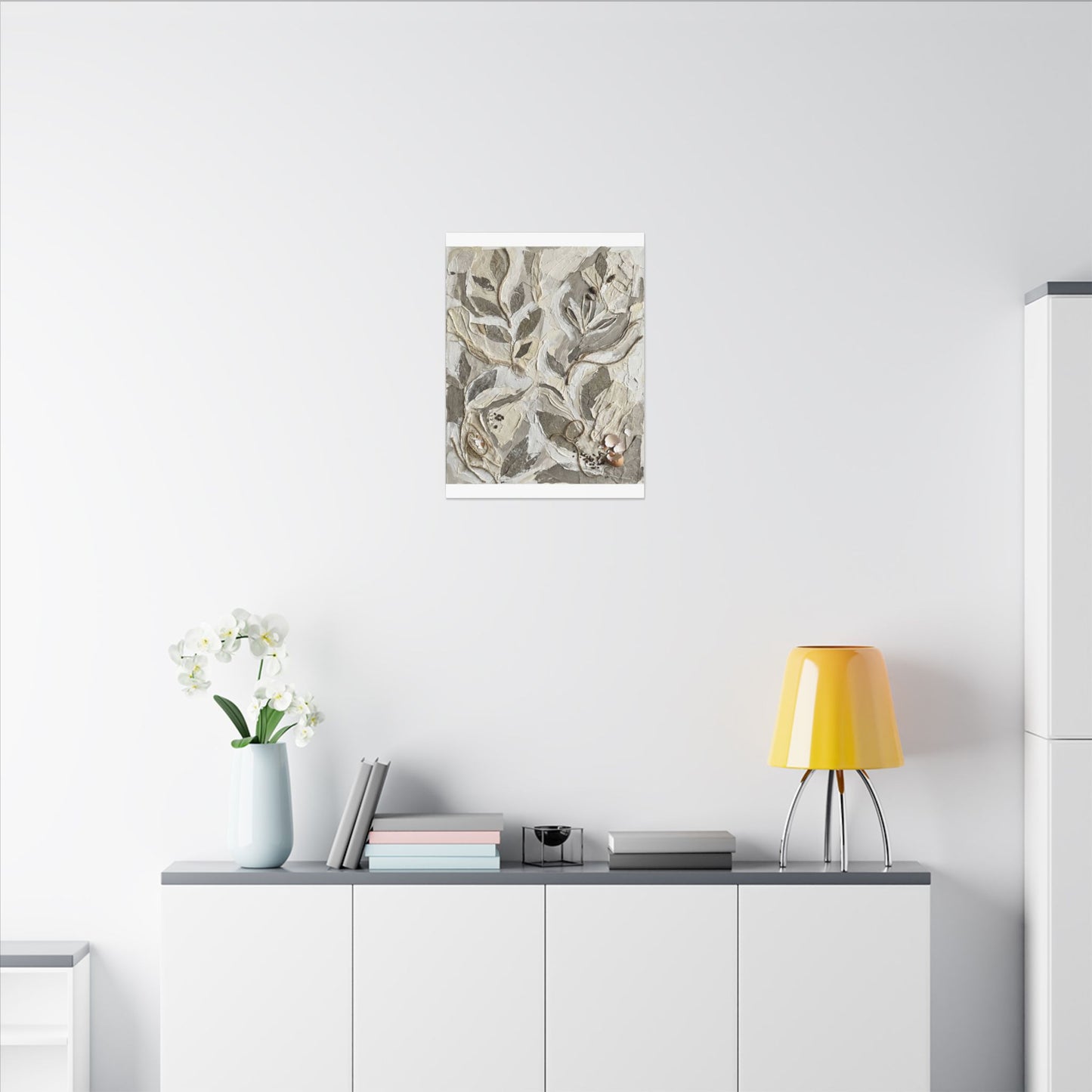 Japandi Textured Canvas Art