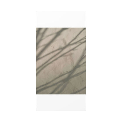 Shadow Play Japanese Pattern Canvas Art | Warm Japandi Art