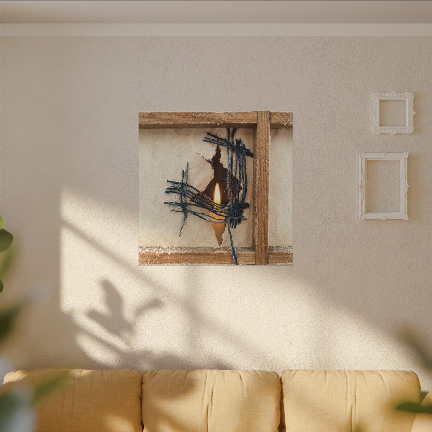 Winter Shoji Screen Broken Beauty Canvas Art | Resilient Decor
