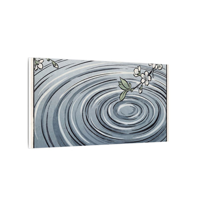 Calm Water Ripple Canvas Art - Ukiyo E Inspired Zen