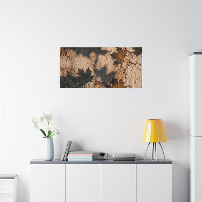 Cozy Shadow Play Canvas Art - Texture Japandi