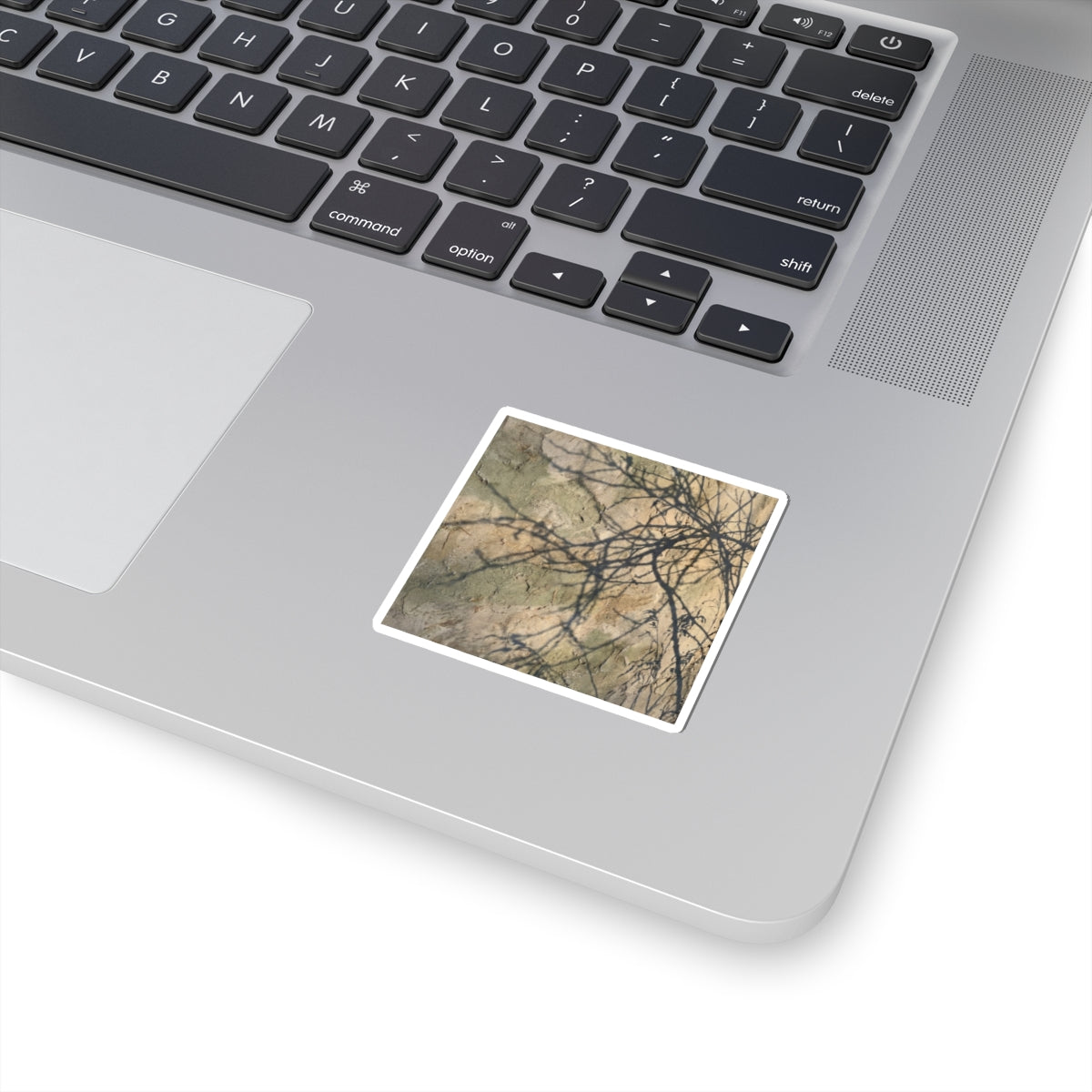 Golden Hour Shadow Play Sticker - Japandi Mono No Aware