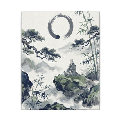 Zen Sumi-e Canvas Art