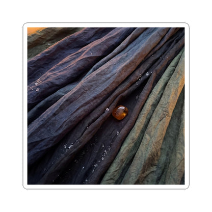 Datsuzoku Silk Drape Sticker - Dark Japandi Shadow Zen