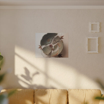 Dawn Ceramic Bowl Canvas Art - Japandi Fukinsei