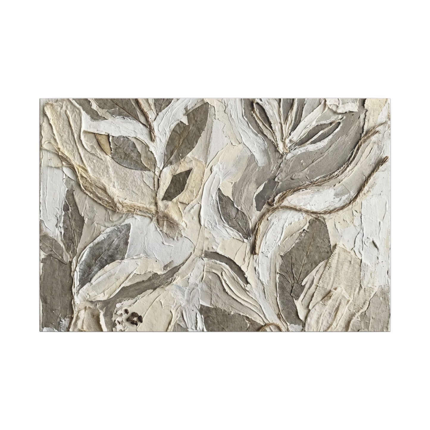 Japandi Textured Canvas Art Art Print