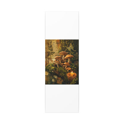 Spring Wild Mushrooms Herbarium Canvas Art | Earthy Decor