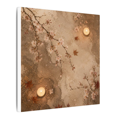 Cherry Blossom Canvas Art | Autumn Japandi Japanese Pattern Art