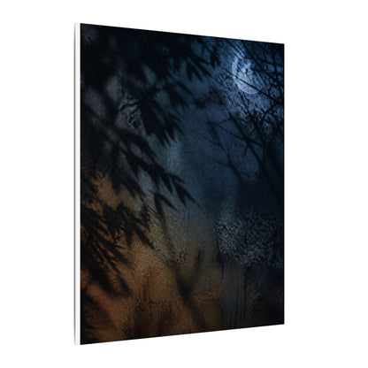 Kanso Shadow Play Canvas Art - Dark Japandi Shadow Zen