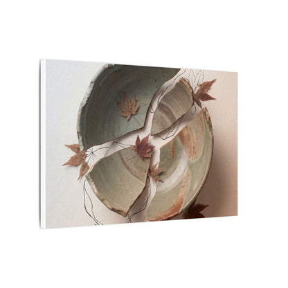 Dawn Ceramic Bowl Canvas Art - Japandi Fukinsei
