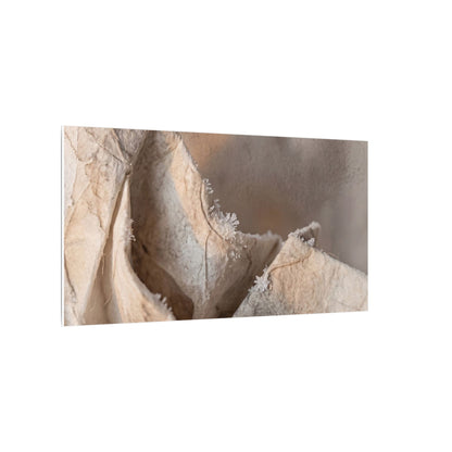 Japandi Paper Fold in Candlelight | Watercolor Canvas Art