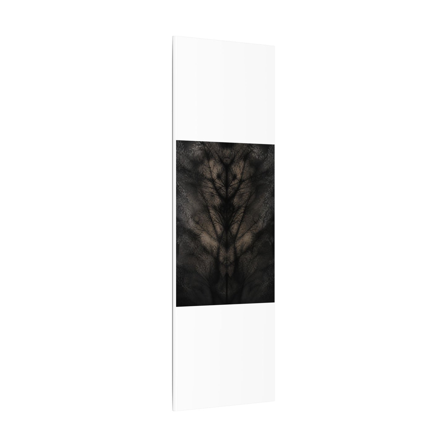 Seijaku Shadow Play Canvas Art - Dark Japandi Charcoal Ink