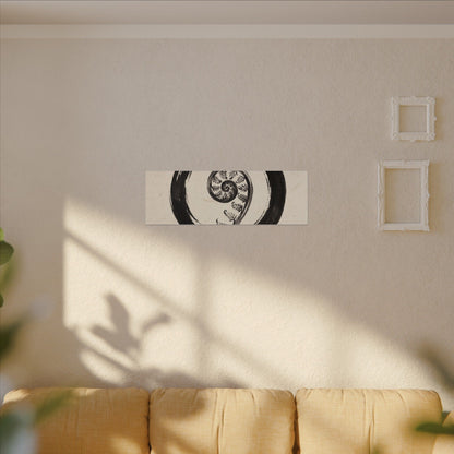 Fern Unfurling Autumn Canvas Art | Zen Peaceful Design