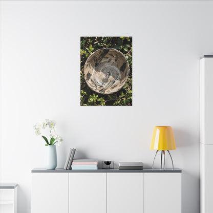 Elegant Ceramic Bowl Canvas Art - Japanese Pattern Japandi